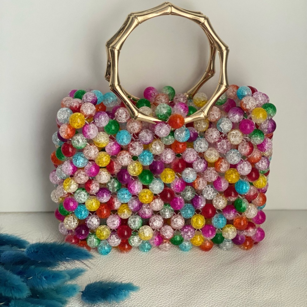 Candy beaded mini bag 🍭